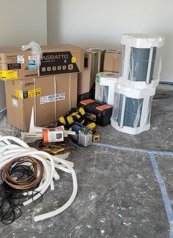 Equipamentos para instalação de ar condicionado Agratto
